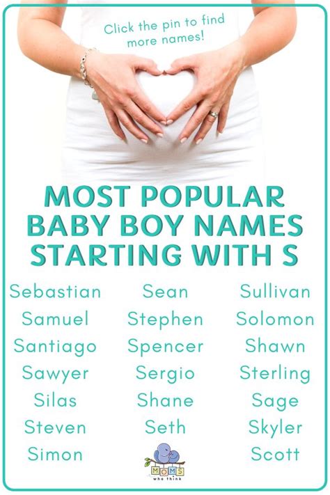 Baby Boy Names That Start With S Unique Baby Boy Names Baby Boy