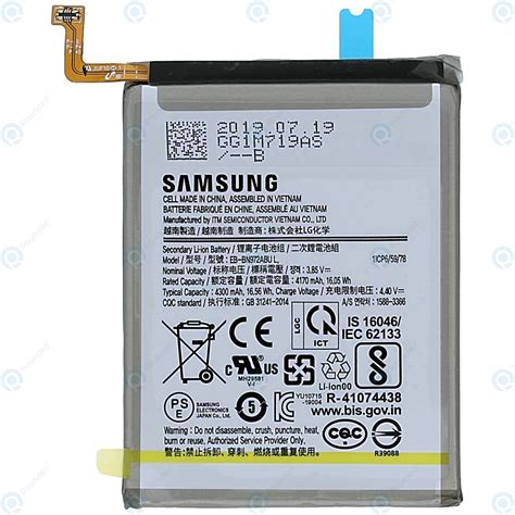 Samsung Galaxy Note 10 Plus Sm N975f Battery Eb Bn972abu 4300mah Gh82