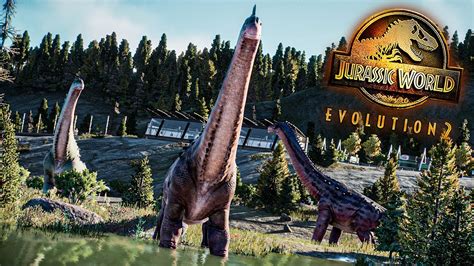 Alamosaurus Gehege Late Cretaceous Park 03 Speedbuild Jurassic World Evolution 2 Youtube
