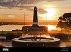 ANZAC commemorate memorial obelisk in Kings park of Perth, Western ...