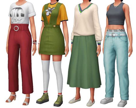 Everyday Cute Sims 4 Outfits Senaida Lilly