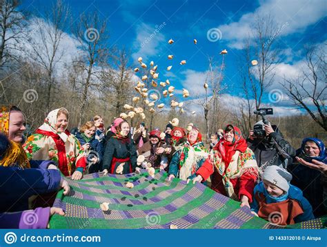 The Pagan Festival Of Spring People Celebrate See Off The Winter And