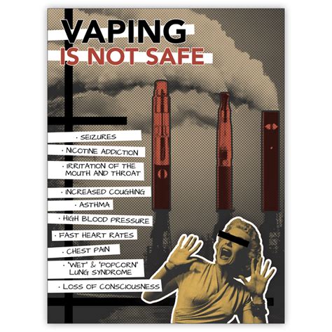 Vaping Is Addictive Poster Prevention And Treatment Resource Press