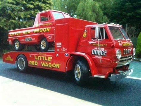 Vintage Drag Racing Red Wagon Little Red Wagon Funny Car Drag Racing