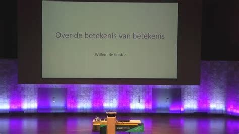 Oratie Profdr W De Koster