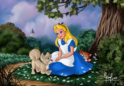 The New Friend Of Alice By Fernl On Deviantart Disney Fan Art Alice