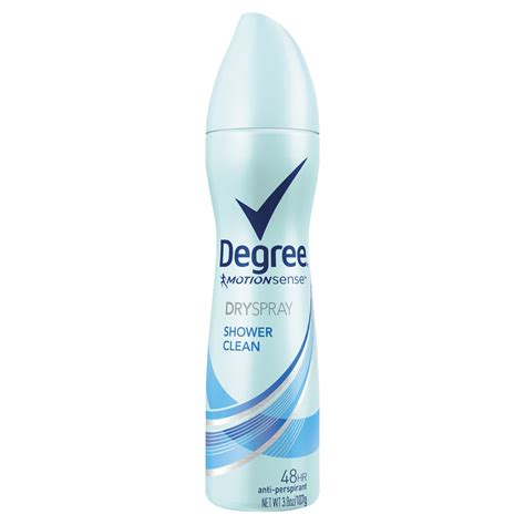 Degree Women Antiperspirant Deodorant Dry Spray For Women Shower Clean