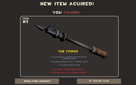 Team Fortress 2 Custom Weapon The Stoker By Hcta On Deviantart