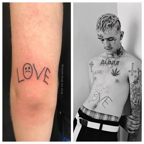 Resultado De Imagem Para Love Tattoo Lil Peep Lil Peep Tattoos