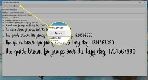 How To Install TrueType Or OpenType Fonts In Windows
