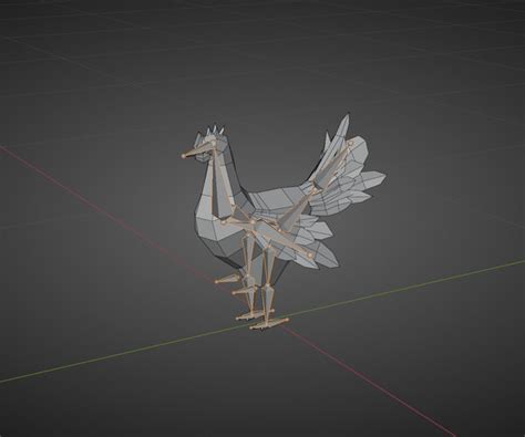 Artstation Low Poly Chicken Game Assets