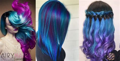 57 Top Images Pink Purple And Blue Hair Extensions Ombre Light Blue