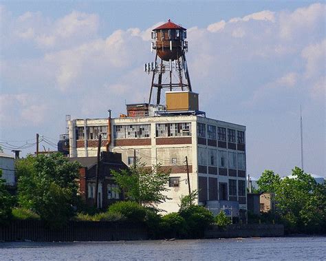 Old Factory In Newark Nj On The Banks Of The Passaic River