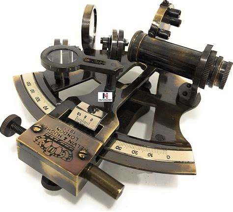 solid brass marine sextant astrolabe antique reproduction maritime nautical sextants