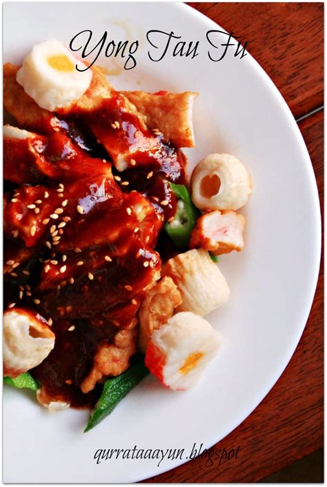 Yong tau foo is a hakka chinese cuisine consisting primarily of tofu filled with ground meat mixture or fish paste. Life is a Constant Battle: Yong Tau Fu