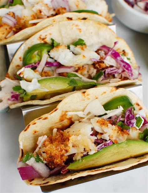 Place cod on a foil lined baking sheet. Easy Cod Fish Tacos - A Cedar Spoon