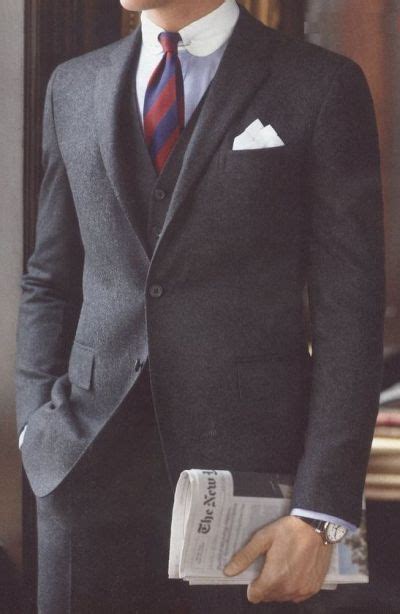 Classy Man In Tailored Suit Formal Chic Men Formal Dapper Gentleman