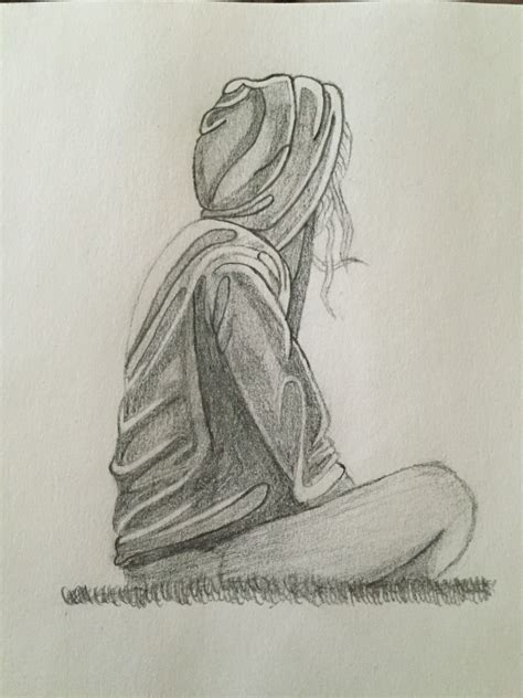 Depressed Girl Crying Drawing At Getdrawings Free Download