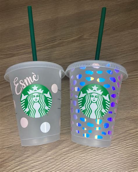 Mini Personalised Starbucks Cups 16oz Etsy