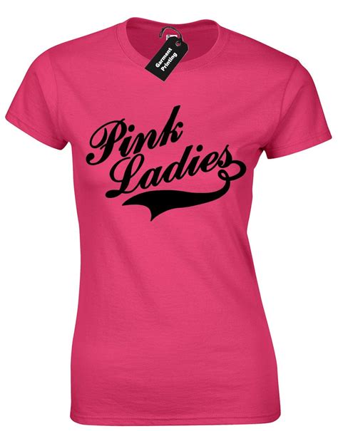 Pink Ladies Ladies T Shirt Womens Grease T Birds Fancy Dress Etsy