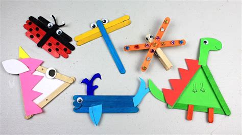 Easy Crafts For Kids With Popsicle Sticks