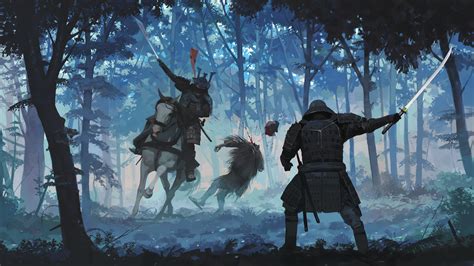 Maybe you would like to learn more about one of these? Samurai, Battle, Forest, 4K, 3840x2160, #10 Wallpaper