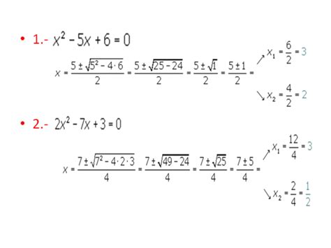 Ejemplos De Ecuaciones Algebraicas De Segundo Grado Nuevo Ejemplo