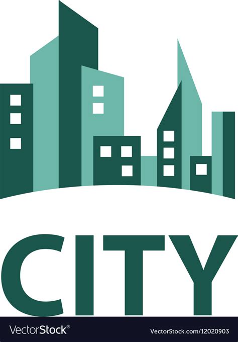 Logo City Royalty Free Vector Image Vectorstock