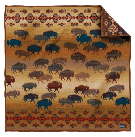 Pendleton Buffalo Bison Blankets Pendleton Woolen Mills