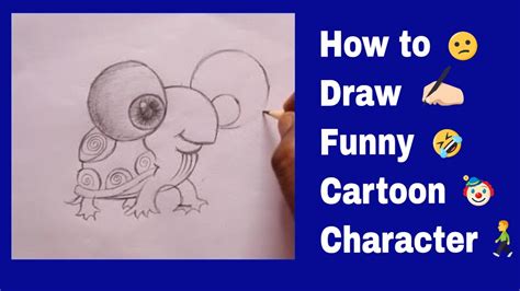 How To Draw Funny Cartoon Character How To Draw Cartoons Step By