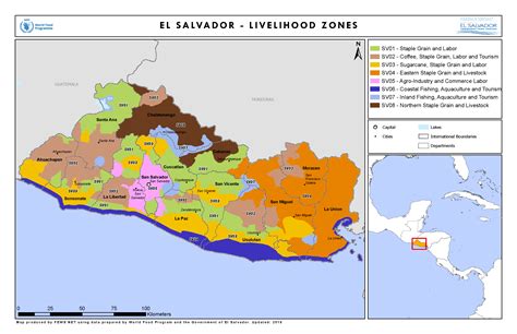El Salvador Livelihoods Map Fews Net