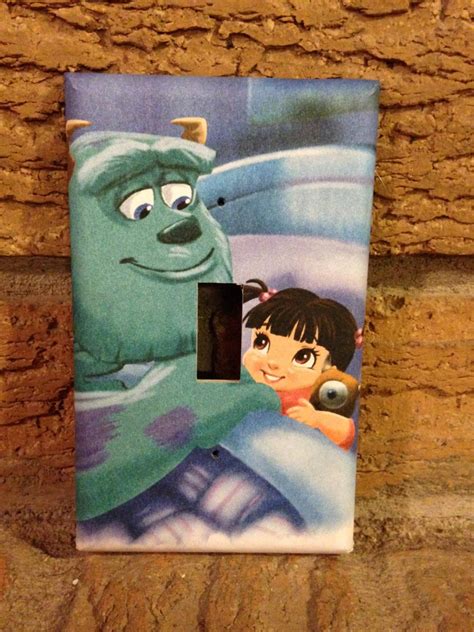 Monsters Inc Goodnight Boo Light Switch Cover Mon3 Etsy