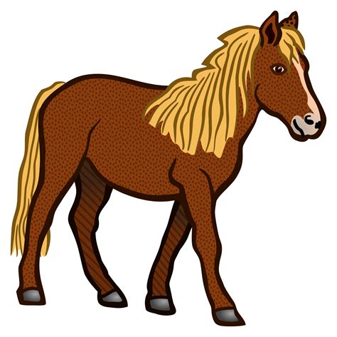 Clipart Horse Coloured