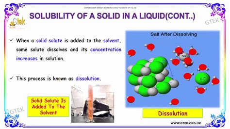 Solubility Solutions Class 12 Chemistry Subject Notes Lectures Cbse
