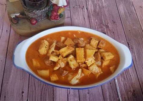 Selanjutnya masukan tahu yang telah anda goreng dan masak hingga bumbunya meresap serta airnya berkurang. Resep Gulai Tempe Tahu Bumbu Masak Bubuk oleh Siswaty Elfin Bachtiar - Cookpad