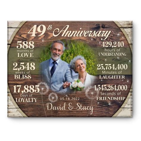 Custom 49th Anniversary T 49 Years Anniversary T For Couple
