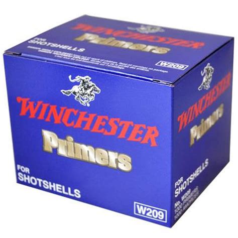 Winchester Primers 209 Shotshell Box Of 1000 10 Trays Of 100 Tall