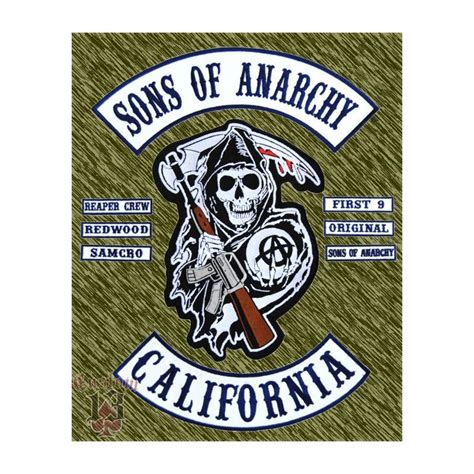 Parches Sons Of Anarchy Completo Custom13