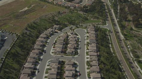 4k Stock Footage Aerial Video Of Flying Over Suburban Tract Homes Chula Vista California