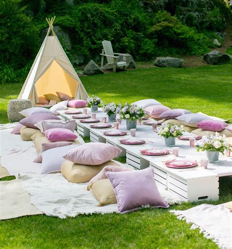 Outdoor Picnic Party Rentals Decor And Props Kids Parties — Dream And Party