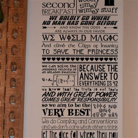 In This House We Do Geek Customizable V2 Wall Decal Sml Etsy