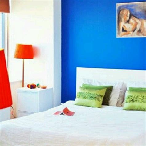 Bedroom Design Greece Inspiredblue Wall Paint Blue Painted Walls