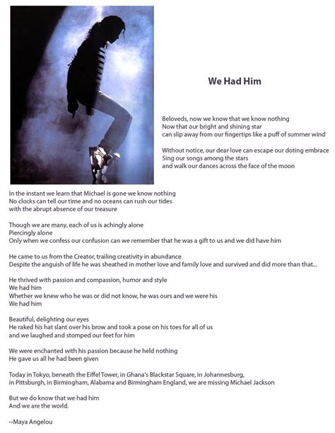 Louis, missouri, a tiny, totally segregated town in arkansas, and san francisco where she realized her ambition of becoming that city's first black streetcar conductor. maya angelou poems | Maya Angelou Poem 'We Had Him'. | Maya angelou poems, Maya angelou, Cool words