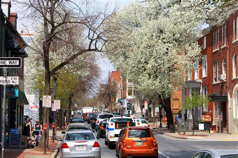 Spring in Frederick | Frederick, Street view, Frederick county