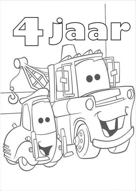 Takel is altijd klaar voor actie. Kids-n-fun.com | 77 coloring pages of Birthday