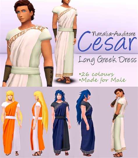 Ancient Rome Clothes The Sims 4 Roman Toga Men Costume Sims4 Clove