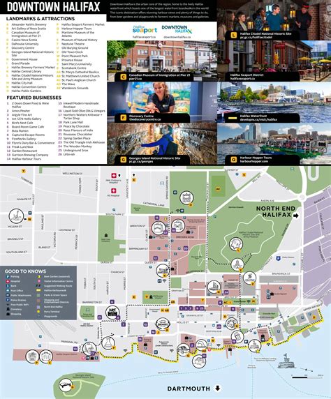 Downtown Halifax Walking Map By Discover Halifax Issuu