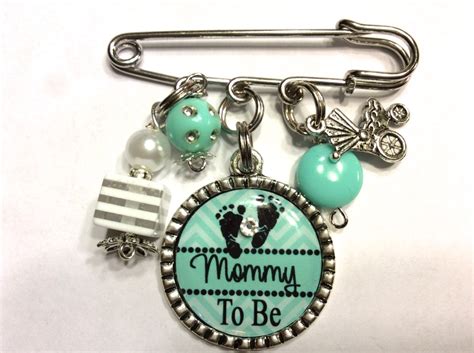 Mom To Be Pin Personalized Bezel Pendant Grandma Pin Big Etsy