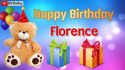Happy Birthday Florence