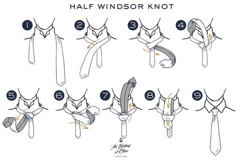 How To Tie A Half Windsor Knot Tie Knot Tutorial Learn How To Tie A